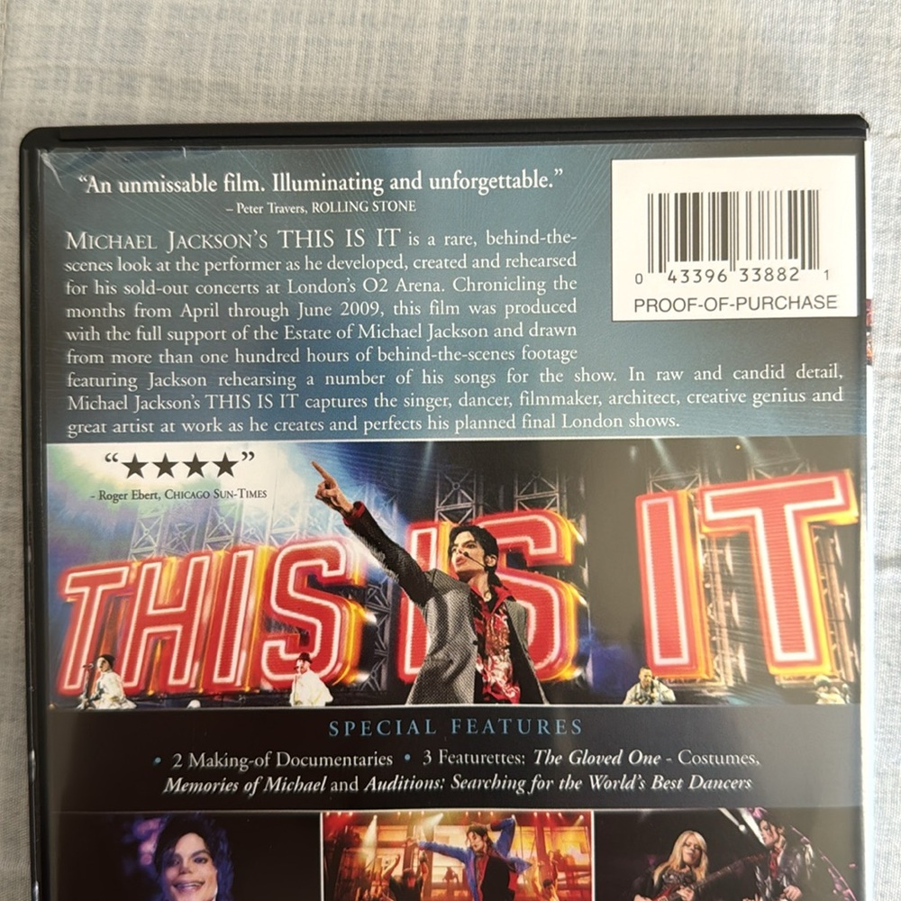 Michael Jackson’s THIS IS IT Discover The Man You Never Knew DVD Sony 2010 EXC! - Picture 12 of 12